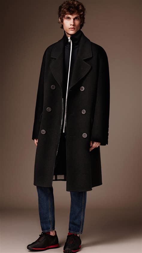 long overcoat men's Burberry